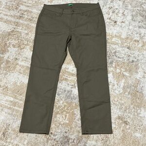 United Colors Of Benetton Olive Green Pants